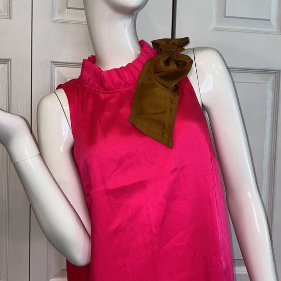 🔥J Crew swingy bow neck dress Jcrew New Sz Small New - Picture 6 of 13